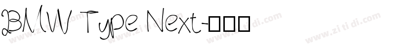 BMW Type Next字体转换
